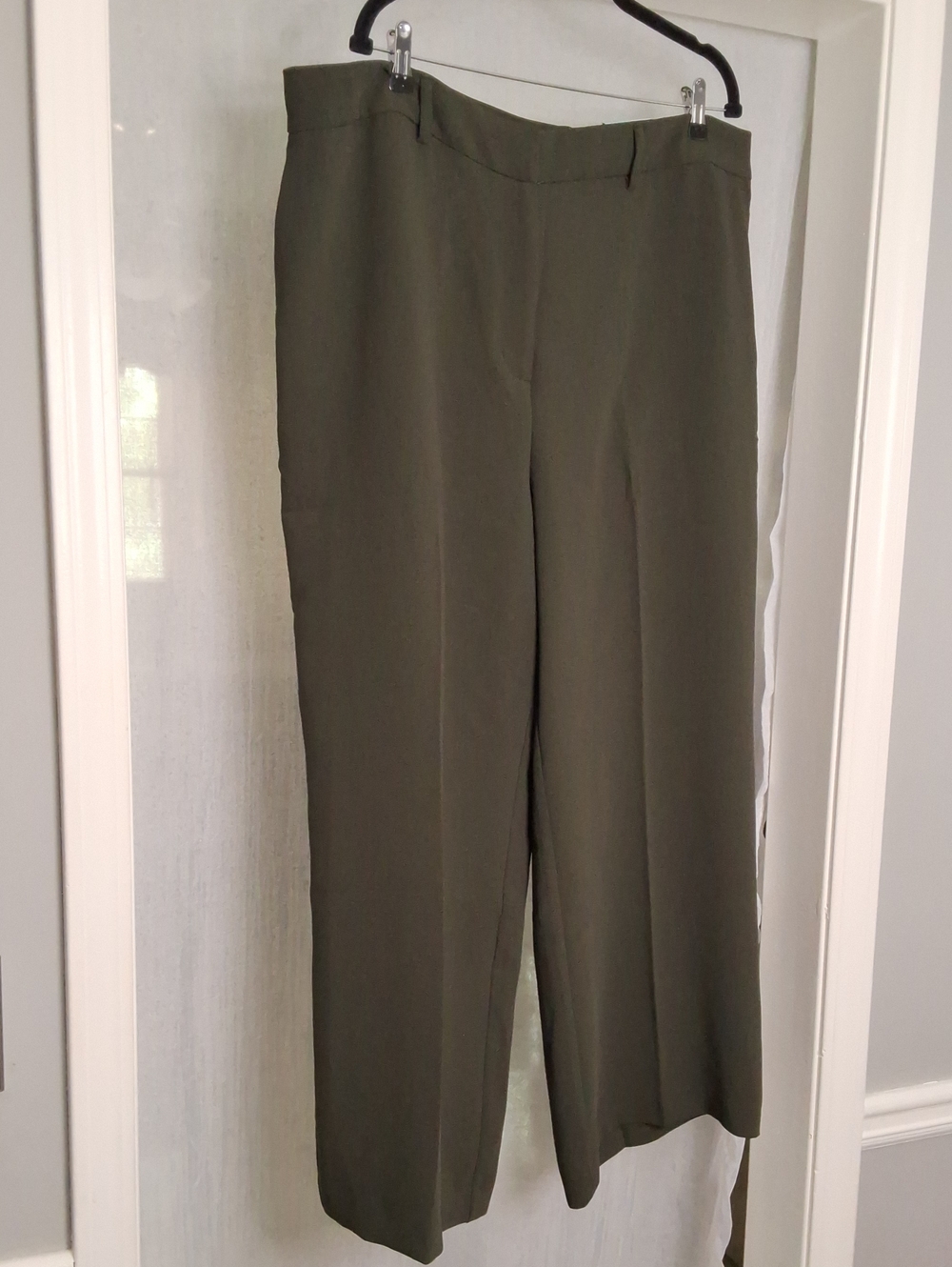 Simply Vera Vera Wang Olive Wide-Leg Dress Pants